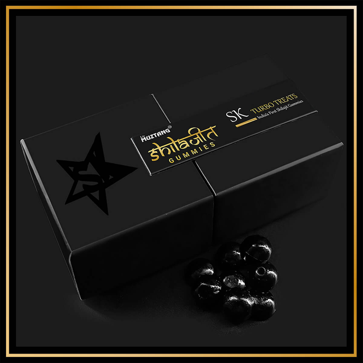 Turbo Treats Shilajit Gummies - Made from 100% Pure Golden Rock Shilajit Sourced from the Himalayas. Contains 78%+ Fulvic Acid